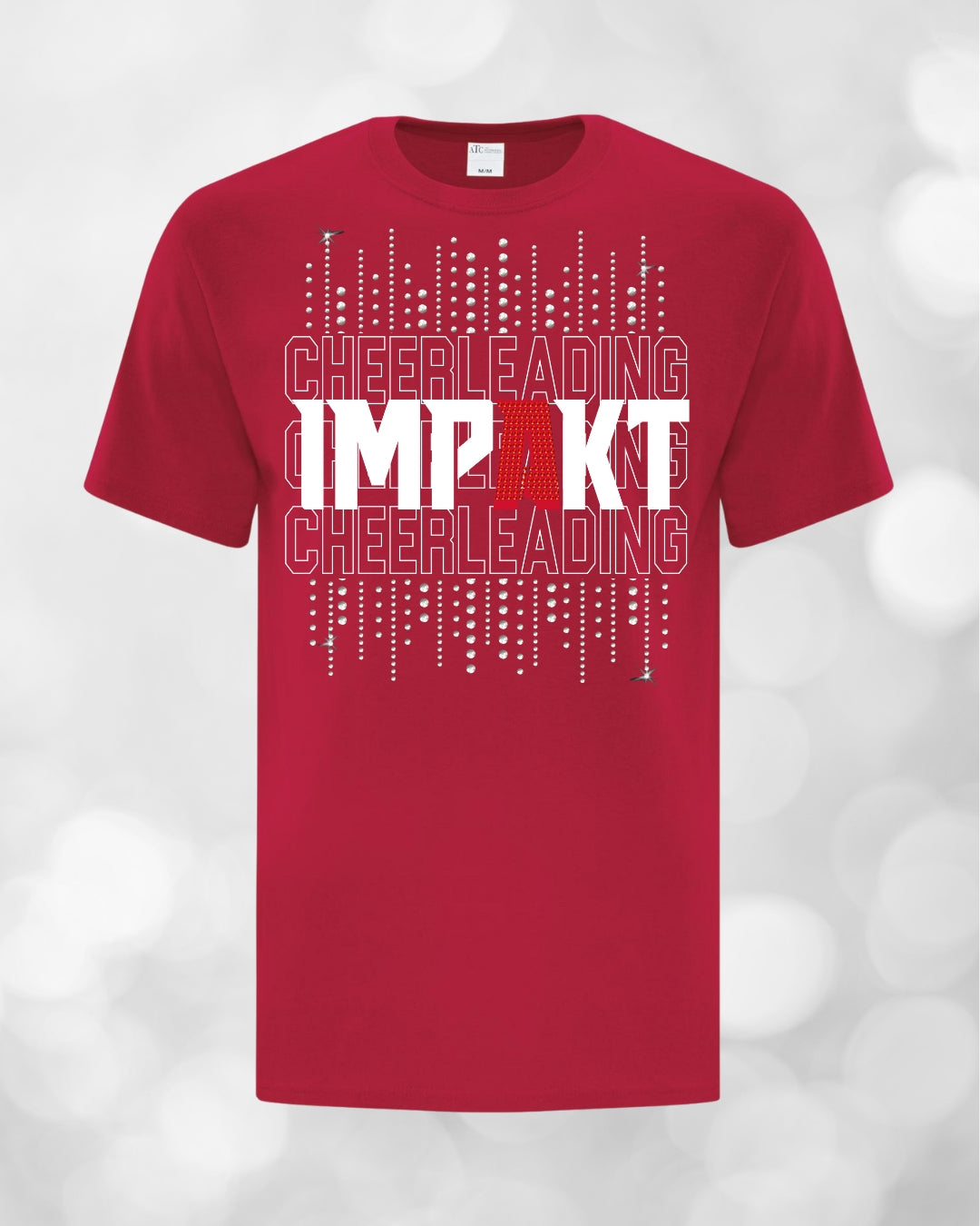 IMPAKT - Chandail à manche courte version imprimé et rhinestone 2