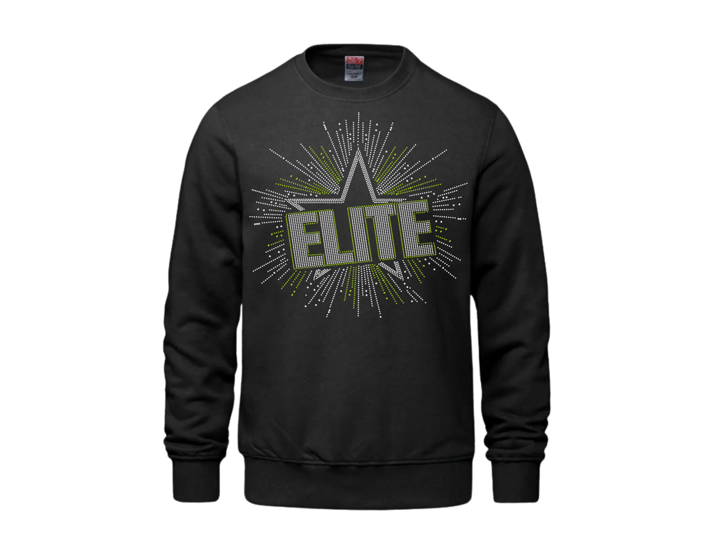 Crewneck rhinestones