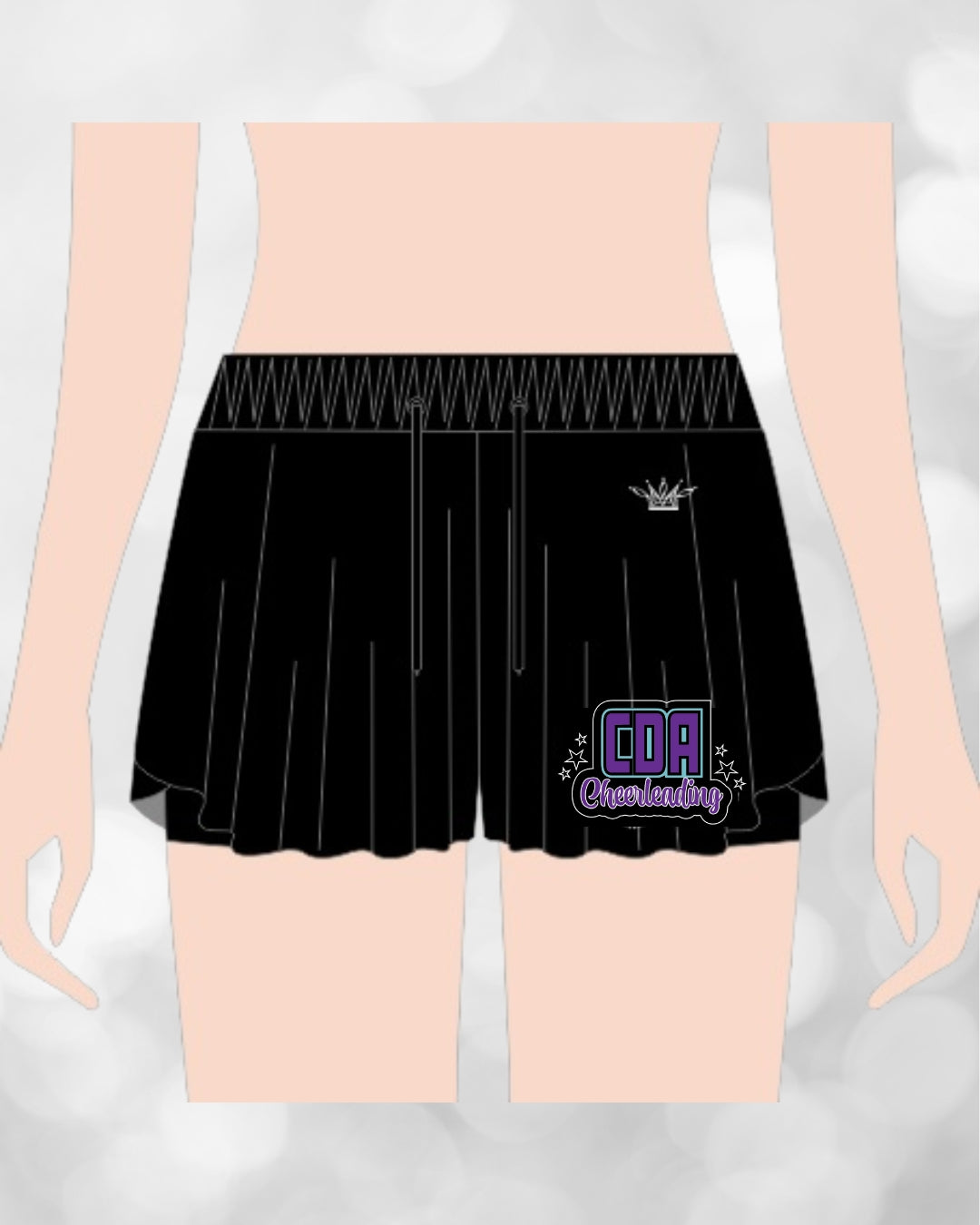 CDA - Butterfly Shorts Cheerleading *COMMANDE SPÉCIALE*