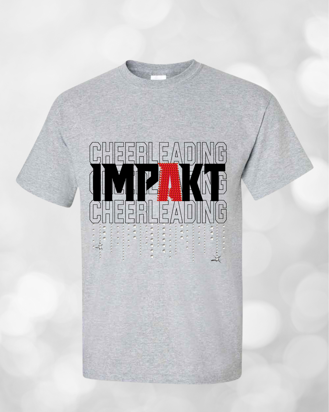 IMPAKT - Chandail à manche courte version imprimé et rhinestone 2