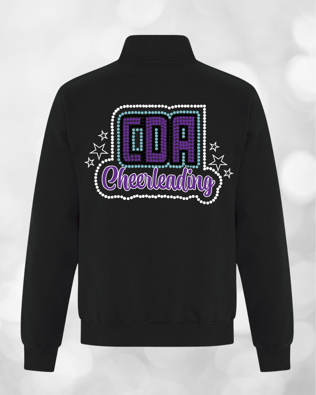 CDA - 1/4 zip version rhinestone